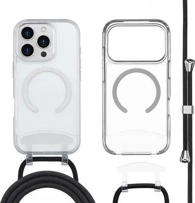 Immagine prodotto di Custodia imoshion MagSafe con cinturino rimovibile iPhone 17 Pro - Trasparente