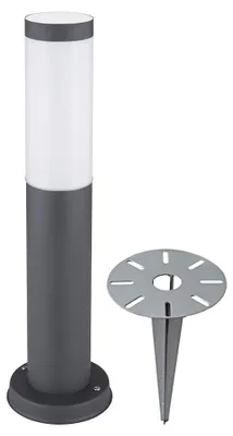 Produktbild von LED Sockelleuchte, Edelstahl anthrazit, Höhe 45 cm