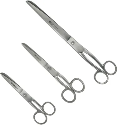 Produktbild von 3er Set Westcott Scheren Papierschere Haushaltschere Schneiderschere Stoffschere