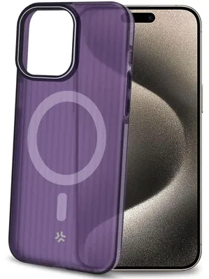 Immagine prodotto di Custodia compatibile Magsuit MagSafe iPhone 16 semitrasparente Viola