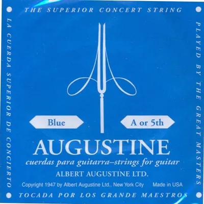 Produktbild von Augustine blue - A5 Einzelsaite, high tension