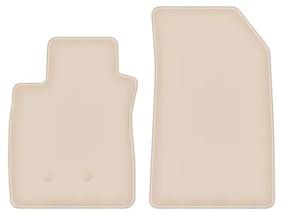 Produktbild von DURBAN Beige Velours-Fußmatten vorne für Reault Thalia II Limousine (2008-2013)