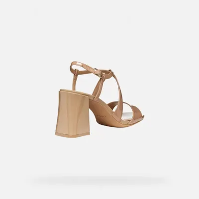 Produktbild von Damensandalen GEOX NEW ERAKLIA 80 T01 G012894 HELLBRAUN Größe: 40