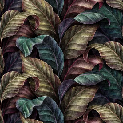 Produktbild von OUTDOOR DEKOSTOFFE OXFORD - Motiv Blätter 2