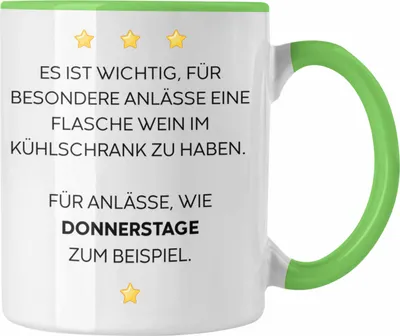Produktbild von Trendation - Lustige Tasse mit Spruch für Frauen Männer Arbeit Büro Lustig Tassen Becher mit Sprüchen Kollegin Geschenk Sarkasmus (Grün)