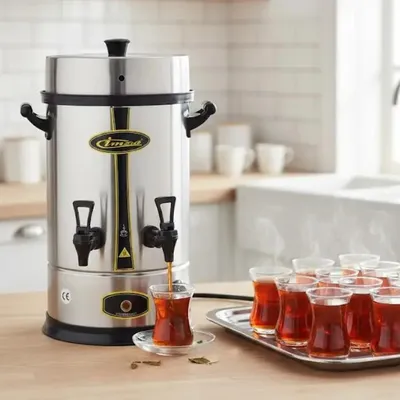Image de Imza Theemaker 120 tasses, machine à thé en acier inoxydable