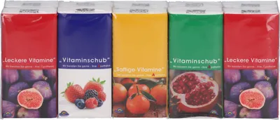Produktbild von Taschentücher Motiv Vitamine, 1 St