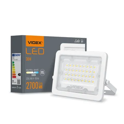 Produktbild von Videx LED-Flutlicht 30W 2700lm neutralweiß 5000K Aluminium IP65 120°