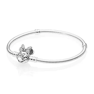 Produktbild von Shimmering Minnie Porträt Armband von PANDORA aus 925er Silber