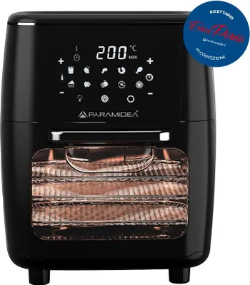Immagine prodotto di Pyramidea AF1208 Friggitrice ad aria calda 12 L Indipendente 1700 W Nero