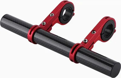 Produktbild von INF Rote Fahrradlenker-Verlängerung aus Aluminiumlegierung mit Carbonrohr