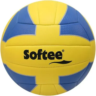 Image de Ballon de Volley Softee Beach Sun Jaune/Bleu