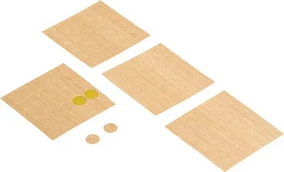 Produktbild von Hettich Möbelpflaster buchefarben Ø 14 mm, 100 Stück
