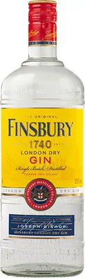 Produktbild von Finsbury London Dry Gin 37,5% Vol. (1x1l Flasche)