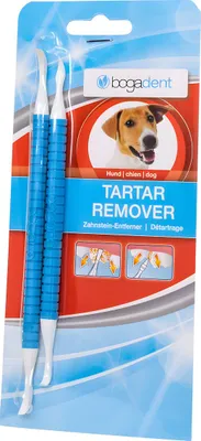 Produktbild von Bogar bogadent Tartar Remover, Tierärztlicher Zahnschaber, Hund, Kunststoff, Blau, Sichtverpackung, 2 Stück(e)