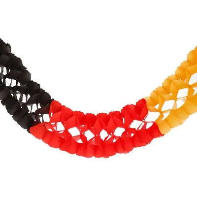 Produktbild von 5 Papstar Großraumgirlande, Papier Ø 24 cm, 10 m Deutschland schwer entflammbar 89885