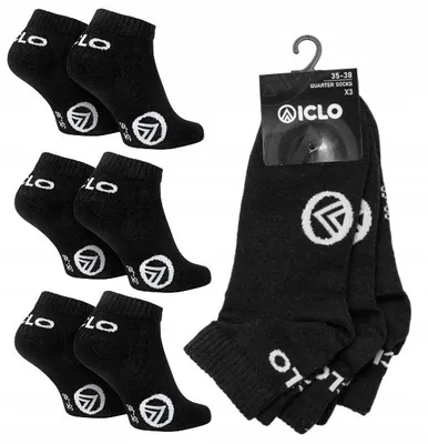 Produktbild von ICLO Herren Sneakersocken 3er-Pack Baumwolle
