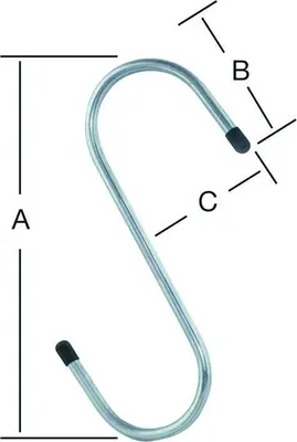 Produktbild von Vormann Hängs dran S-Haken 175X65X52 mm verzinkt