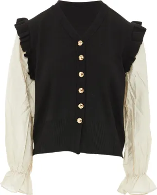 Produktbild von NAEMI damen strickjacke - schwarz, XS/S