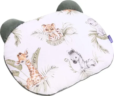 Produktbild von Savanna Fun & Olive Velvet Velvet Kissen Teddybär-Kopf 26x36cm