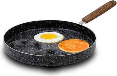Produktbild von NAVA Pfanne / Bratpfanne NATURE mit Granitbeschichtung für Spiegelei Pfannkuchen Omeletts 26 cm