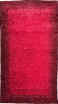 Produktbild von Teppich GABBEH ROYAL | Handgeknüpft | Farbe: Rot; Größe: 80x250 cm | strapazierfähig und leicht zu reinigen | Wohnzimmer | Schlafzimmer