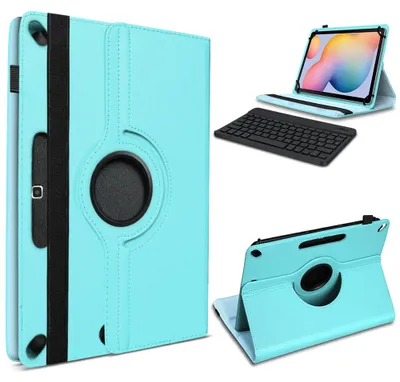 Produktbild von Tablet Hülle Tastatur für Xiaomi Pad 7 / 7 Pro Tasche Schutzhülle 360 DrehbarFarben:Türkis