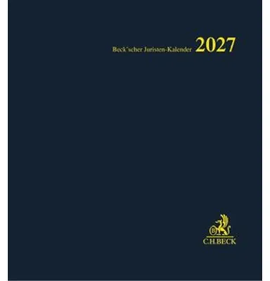 Zdjęcie produktu dla Kalendarz prawniczy Beck'a na rok 2027