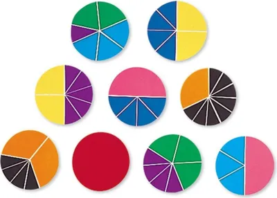 Image de Learning Resources - Jeu éducatif « Rainbow Fraction Circles » - Fractions