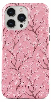 Zdjęcie produktu dla Etui ochronne Burga Tough z magnetycznym mocowaniem MagSafe do telefonu Apple iPhone 15 Pro - wzór Sakura, Obraz wygenerowany przez AI