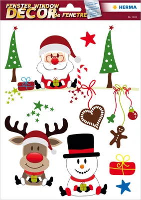 Produktbild von HERMA Weihnachts Fensterbild "Weihnachtsfreude" 210 x 297 mm