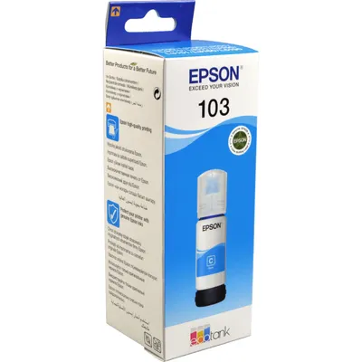 Produktbild von Epson Tinte auf Pigmentbasis, Blau 103, 1 Stück