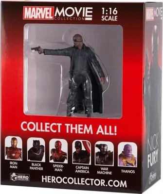 Produktbild von Eaglemoss Publications Ltd. Marvel Movie Collection 1/16 Nick Fury 14 cm EAMOMMFRWS015