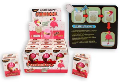 Produktbild von Flamingo-Wachstumsei in Box