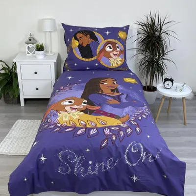 Immagine prodotto di Disney Wish Bettbezug lila- Einzel - 140 x 200 cm