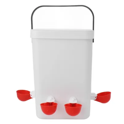 Immagine prodotto di Annaffiatoio automatico per polli, abbeveratoio per polli, distributore di acqua per pollame, abbeveratoio per pollame, abbeveratoio automatico per pollame, set di abbeveratoi per pollame