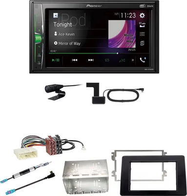 Produktbild von Pioneer DMH-A3300DAB USB Bluetooth DAB+ MP3 Einbauset für Opel Movano ab 2019