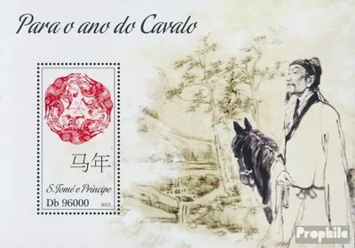 Produktbild von Briefmarken Sao Tome e Principe 2013 Mi Block 920 (kompl. Ausgabe) postfrisch Jahr des Pferdes