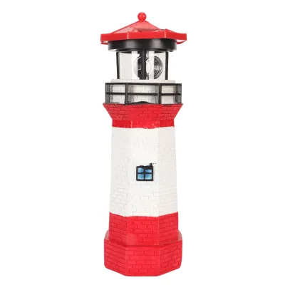 Immagine prodotto di Faro solare, ruotabile a 360°, durevole, luce da giardino a LED in resina sintetica per balcone e prato, BS38062