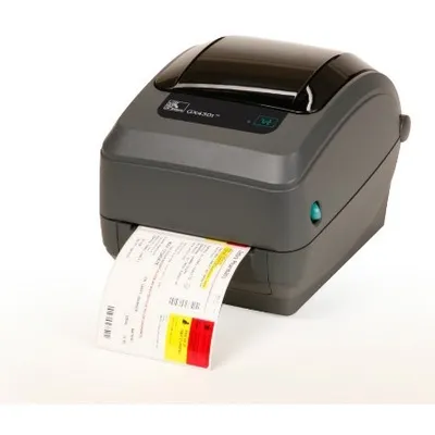 Produktbild von Zebra GX430T GX43-102420-000 Etiketten-Drucker Thermotransfer 300 x 300 dpi Etikettenbreite (max.): 110 mm USB LAN