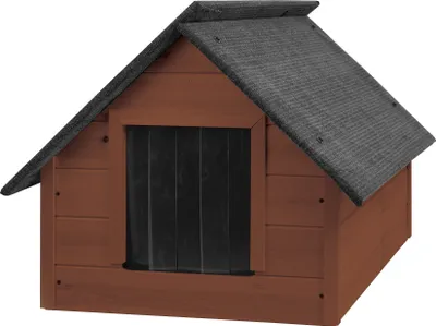 Produktbild von Hundehütte Holz Hundehütte Massiv Isolierte 82x69 Hersteller Palisander