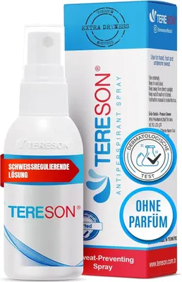 Produktbild von Tereson Antitranspirant Spray 50ml, stark gegen Schwitzen an Achseln und Händen