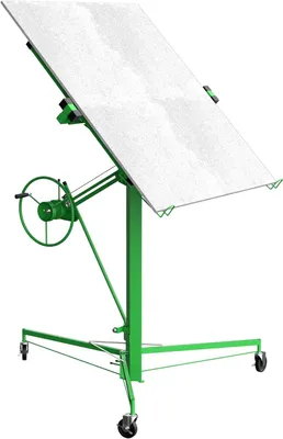 Produktbild von TEENO XXL Plattenheber bis max. 68 kg,Plattenheber Trockenbau, Lastenheber Höhe 140-325 cm, max. Breite 2,92 m, Trockenbau Montagehilfe