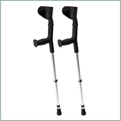Produktbild von Famanu Unterarmgehstützen mit Armstütze - Ergonomisch, Höhenverstellbar