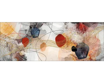 Produktbild von Leinwandbild Lines And Shapes IX 77x27 cm