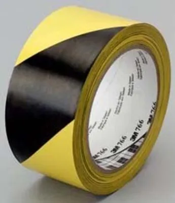 Productafbeelding van 3M Zacht PVC-plakband 766i, zwart/geel