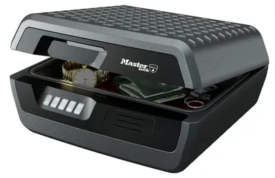 Immagine prodotto di Master Lock CHW30300EURHRO MASTER LOCK Feuerfeste Dokumentenbox Geldkassette 10 Liter