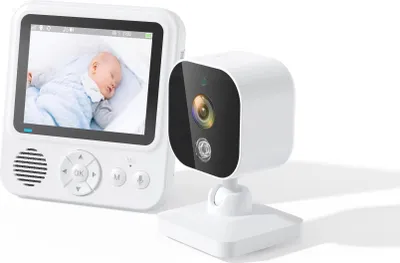 Obrázok produktu pre INF Video monitor s kamerou 2.4G prenos, baby monitor s 2-pásmovým zvukom, infračervené nočné videnie