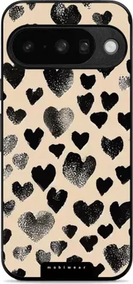 Produktbild von Handyhülle für Pixel 10, Mobiwear Glossy Case, Beige Liebe