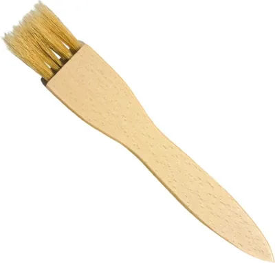 Produktbild von Flacher Lasurpinsel 16 cm groß | Breiter Konditorenpinsel | Küchenpinsel für Zuckerguss | Back- und Dekorationszubehör
